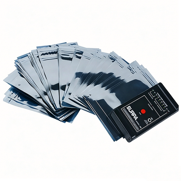 Custom Print Anti-Static Bags, Dust-Proof & Moisture-Proof High Durability Anti-Static Flat Bags