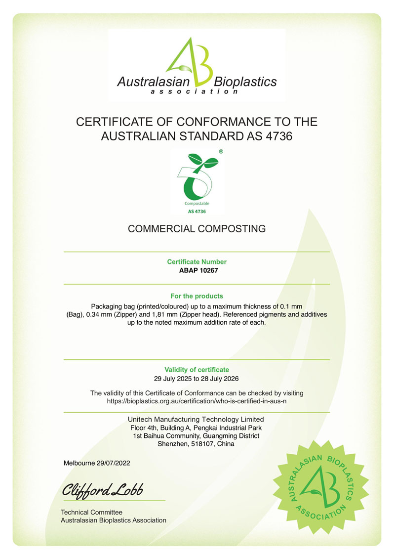 Qualification Certificate